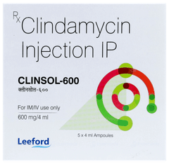 Clinsol 600 Injection 4ml